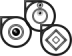 3D Metallic Black Circlescursor set teaser