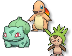 Pokemon 3D Starters ALL REGIONS Cursor Set thumbnail