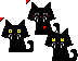 Black Kitties Cursor Set thumbnail