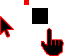 Black-Red Pointers Cursor Set thumbnail