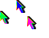 DIFFERENT TYPES OF CHROMA 3D SHADEDcursor set teaser