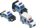 Emergency Vehicles Animatedcursor set teaser