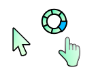 Glossy Green Cursor Set thumbnail