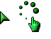 Green beveled Cursor Set thumbnail