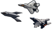 Jet fighters Cursor Set thumbnail
