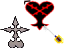 Kingdom Hearts Keyblades And Logos Cursor Set thumbnail