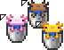 Minecraft Axolotl Buckets Cursor Set thumbnail