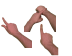 My Realistic Real Life Hand! Cursor Set thumbnail