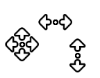 No Tail Smooth Resize (White, With Dot) Cursor Set thumbnail