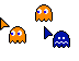 Pacman Ghost Clyde Cursor Set thumbnail