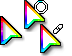 Rainbow Cursor Set thumbnail