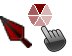 Red & Black Cursor Set thumbnail