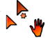 Red & Orange Gradient Cursor Set thumbnail