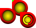Red - yellow metalliccursor set teaser