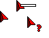 Red No Tail Cursor Set thumbnail