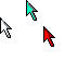 Cool shaded pointers Cursor Set thumbnail