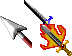 swords and spears Cursor Set thumbnail