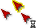 Terraria Red Color White Background Cursor Set thumbnail