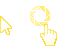 Windows 7 Portal Agressive Yellow Cursor Set thumbnail