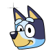 Bluey Heeler fun cursor.cur 200% version