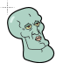 Handsome Squidward Meme--pointer--SweezyCursors.cur 200% version