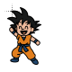 Dragon Ball Goku & Arrow Animated--pointer--SweezyCursors..cur 200% version