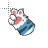 Cute Cat Paw Animated--cursor--SweezyCursors.png Preview