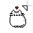 white pusheen-Pusheen Alternate Select.ani Preview