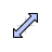 Blue Diagonal Resize 2.cur Preview