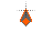 Orange Black.cur Preview