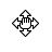 Large White Move (Fist).cur Preview