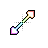 Rainbow d2Arrow Black Outline.ani Preview