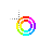 Rainbow Big Circle Cursor.ani Preview