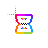 Rainbow Big Hourglass.ani Preview