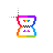 Rainbow Big Hourglass Sand.ani Preview