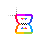 Rainbow Big Hourglass Sand v2.ani Preview