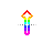 Rainbow Big upArrow.ani Preview
