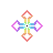 Rainbow Big xArrow v1.ani Preview
