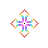 Rainbow Big xArrow v2.ani Preview