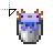 Blue Axolotl Bucket Minecraft.cur Preview