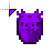 Radioactive Purple Axolotl Bucket Minecraft.cur Preview
