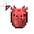 Pastel Red Axolotl Bucket Minecraft.cur Preview
