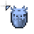 Pastel Blue Axolotl Bucket Minecraft.cur Preview