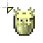 Pastel Yellow Axolotl Bucket Minecraft (1).cur Preview