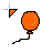 Orange balloon.cur Preview