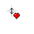 minecraft heart vertical resize.cur Preview