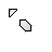 smallow diagonal left.cur Preview