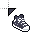 Black Sneaker Scene.cur Preview