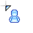 Blue Human Gummy.cur Preview