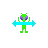 Alien Horizontal Resize --.cur Preview